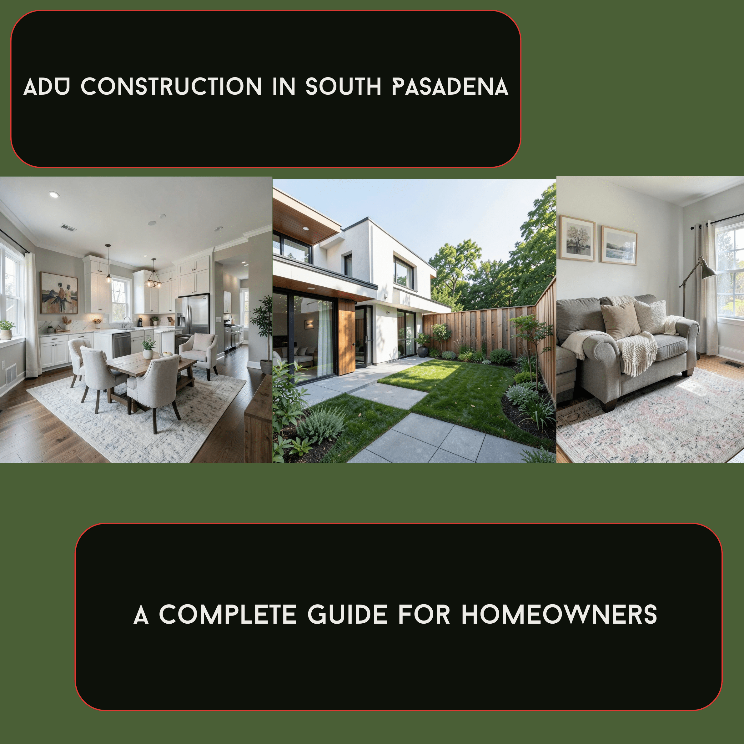 ADU Construction in South Pasadena